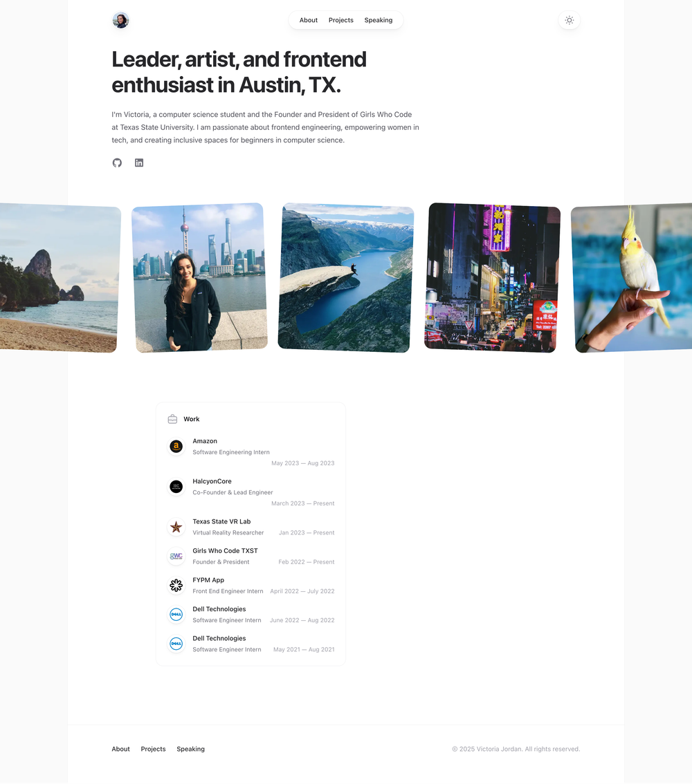 professional-portfolio screenshot | ATemplate.com