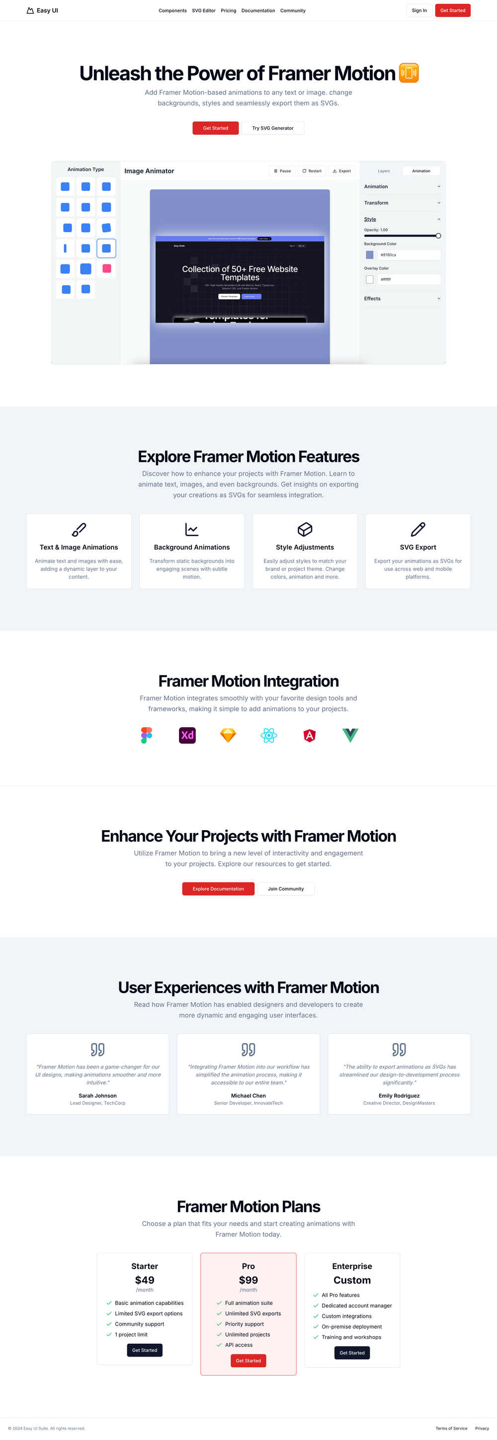 easy-red screenshot | ATemplate.com