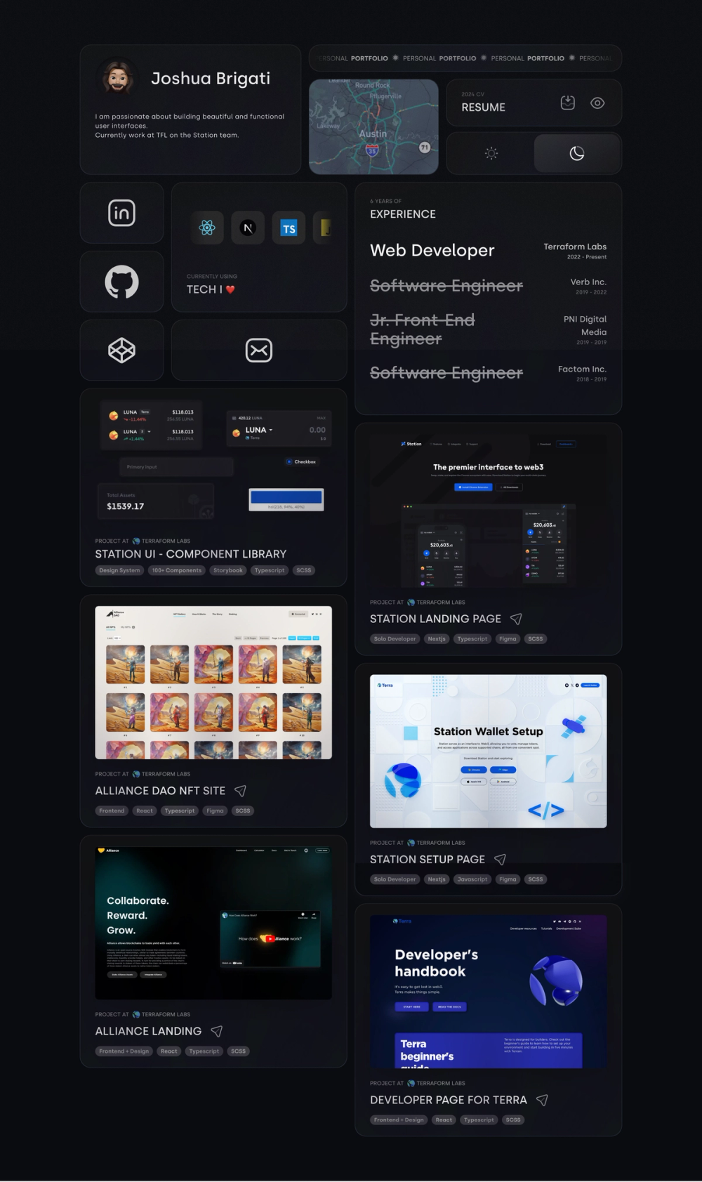 2024-Portfolio-Public screenshot | ATemplate.com