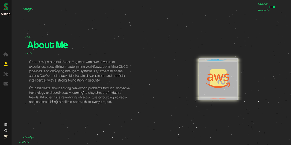personal-portfolio screenshot | ATemplate.com