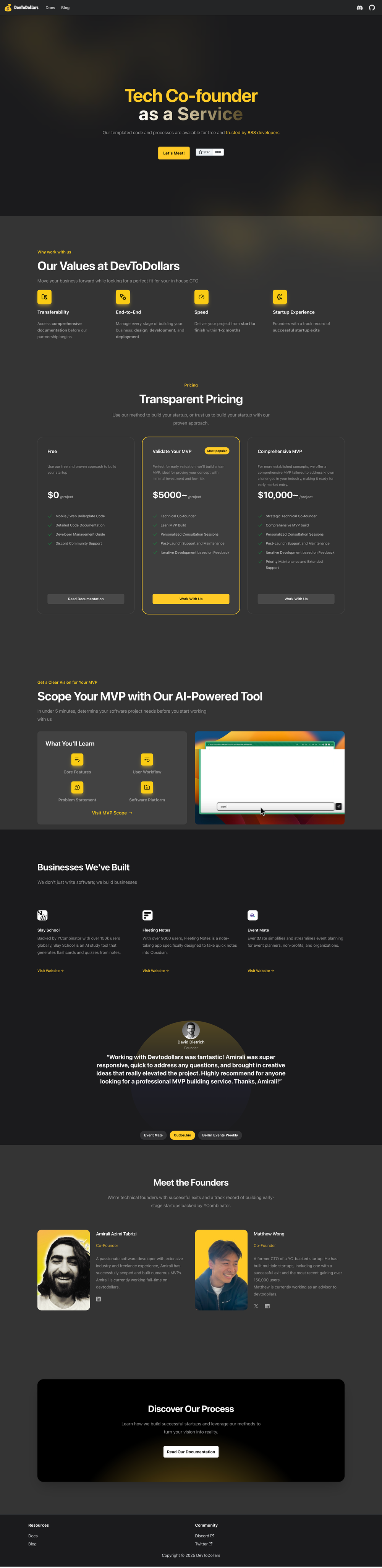 mvp-boilerplate screenshot | ATemplate.com