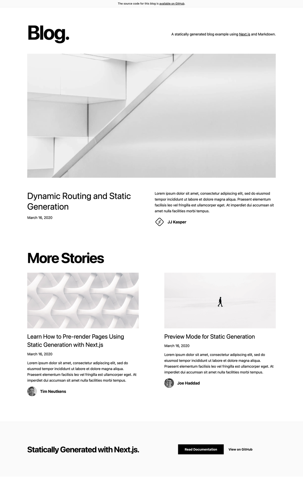 Blog Starter Kit screenshot | ATemplate.com