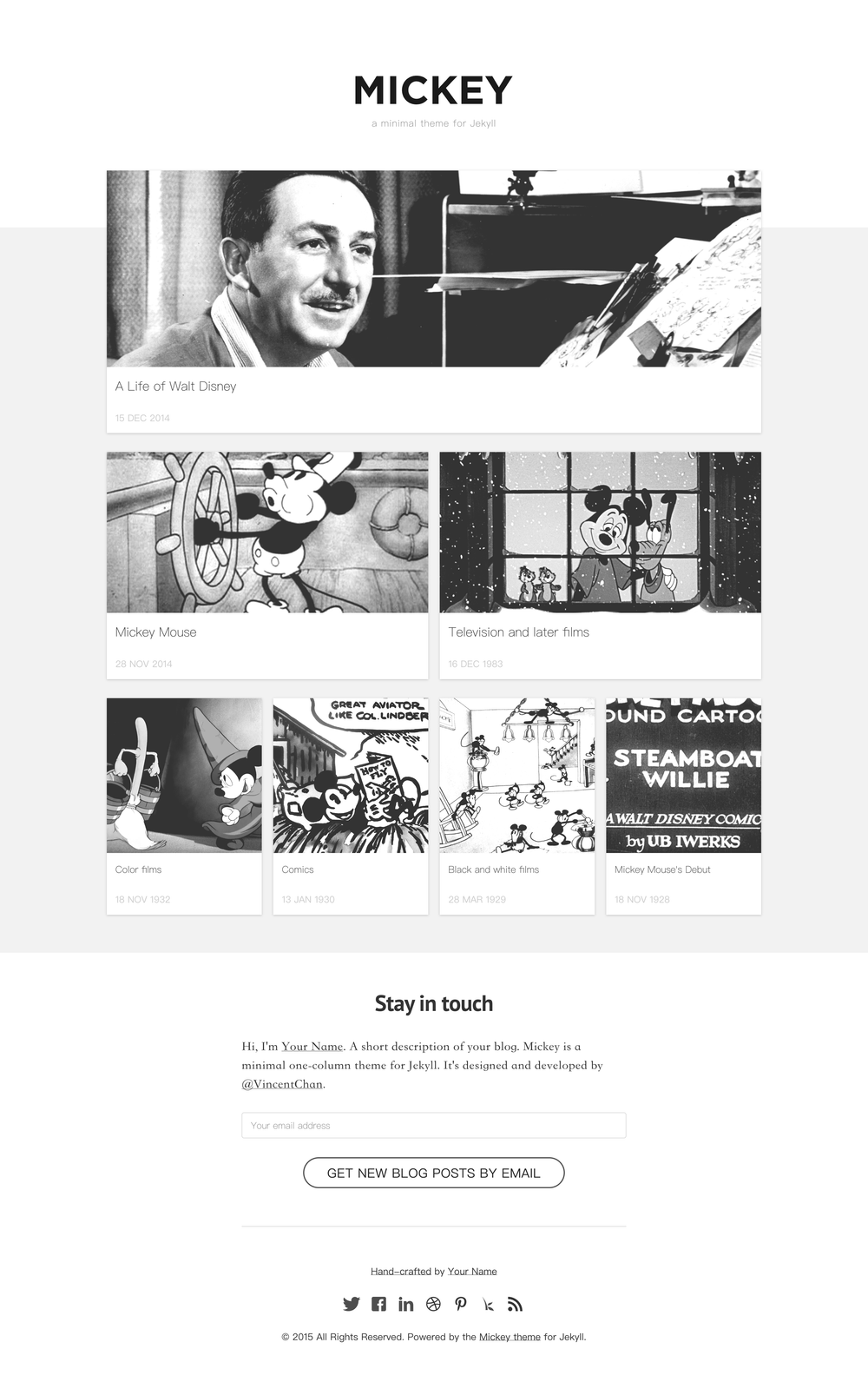 Mickey screenshot | ATemplate.com