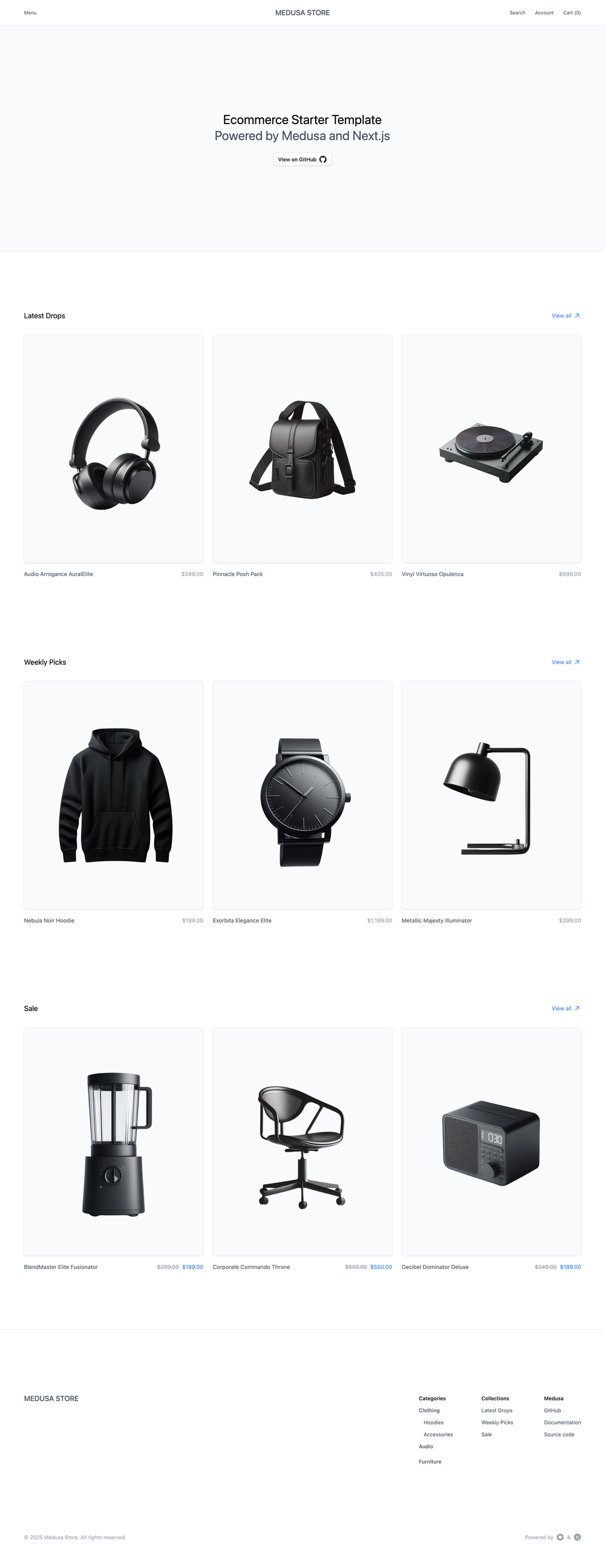 nextjs-starter-medusa screenshot | ATemplate.com