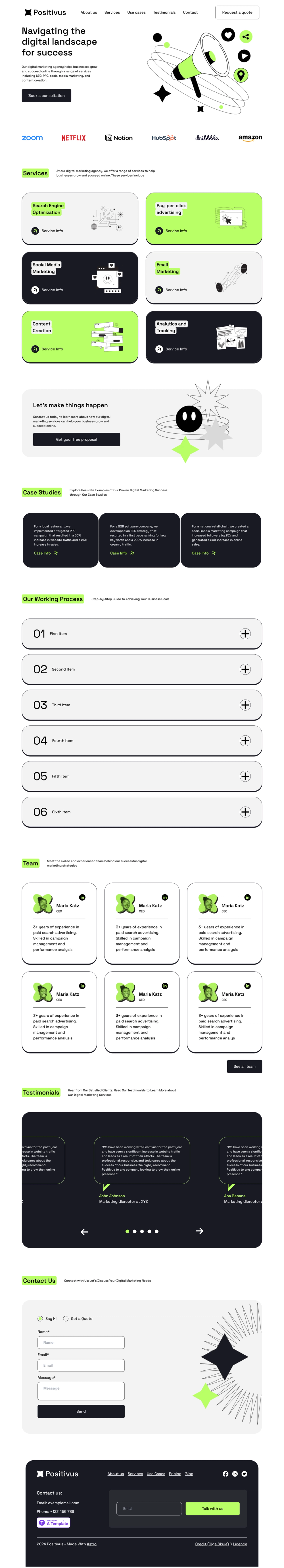 kreativ-software screenshot | ATemplate.com