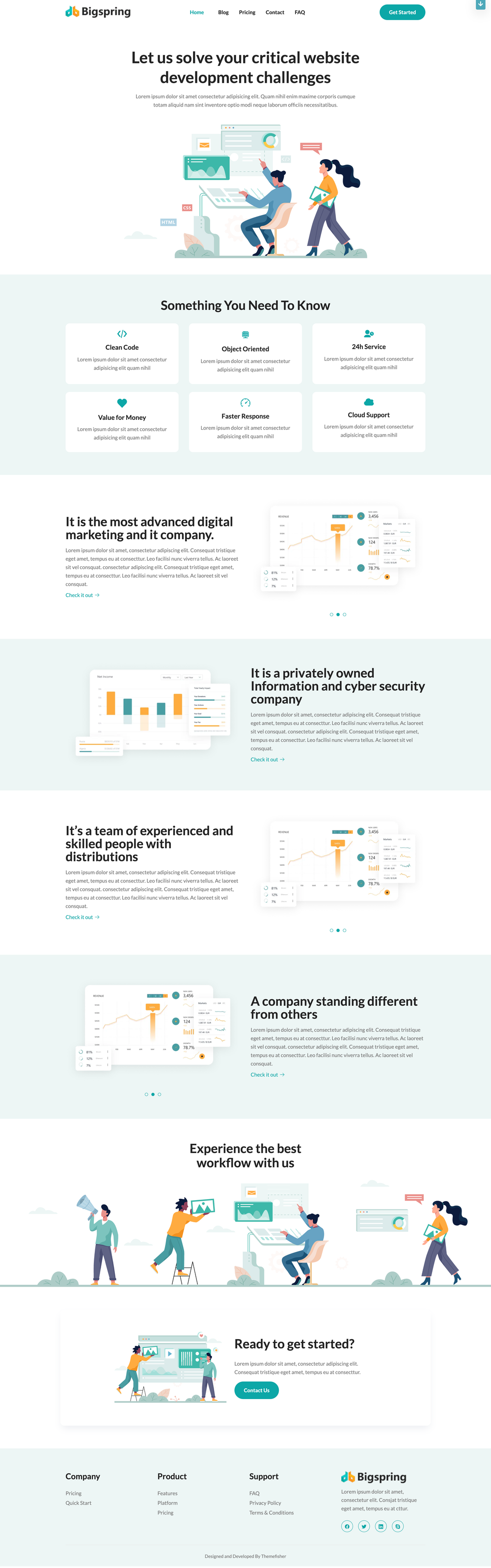 Bigspring Light Nextjs screenshot | ATemplate.com