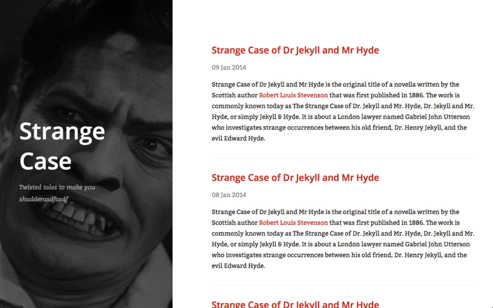 image of Strange Case