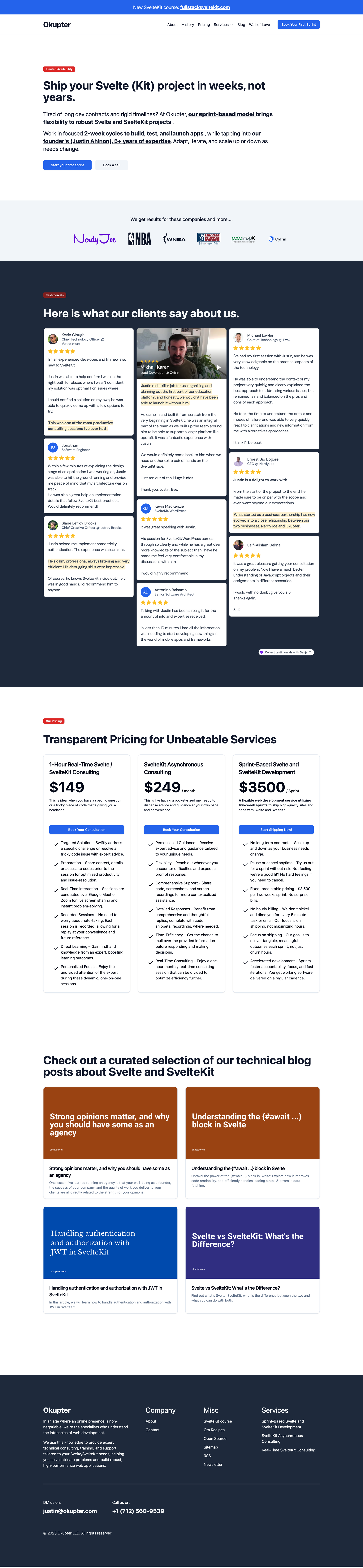 KitForStartups screenshot | ATemplate.com