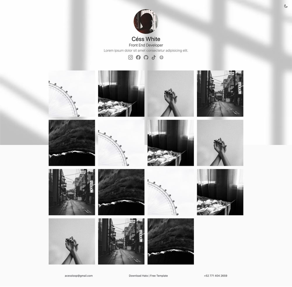 Hato screenshot | ATemplate.com