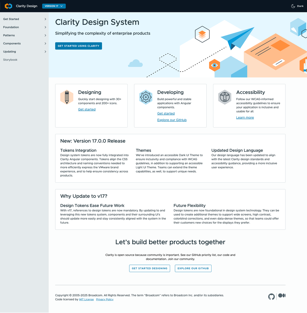 Clarity Angular screenshot | ATemplate.com