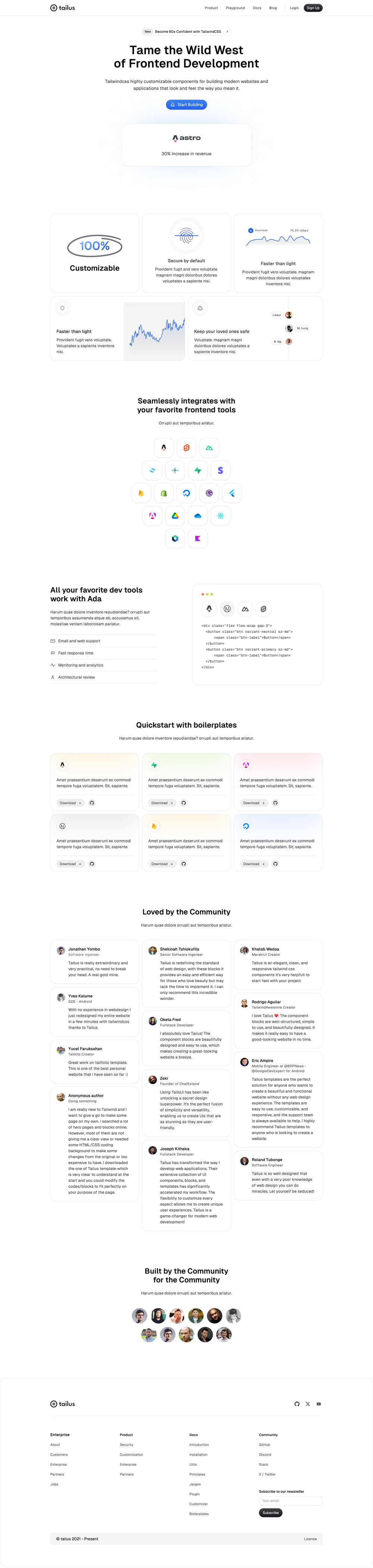 Ada screenshot | ATemplate.com