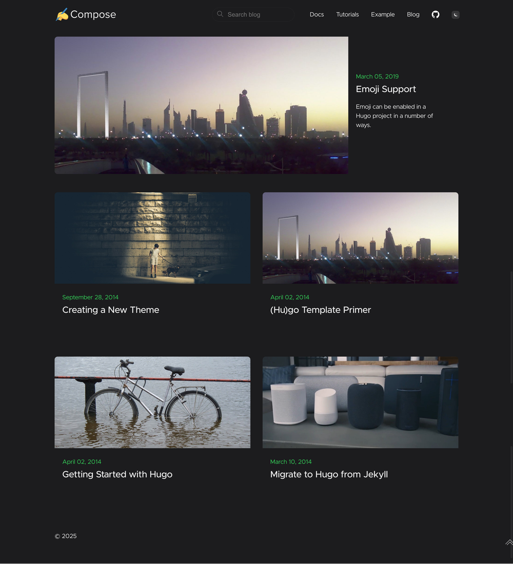 Compose screenshot | ATemplate.com