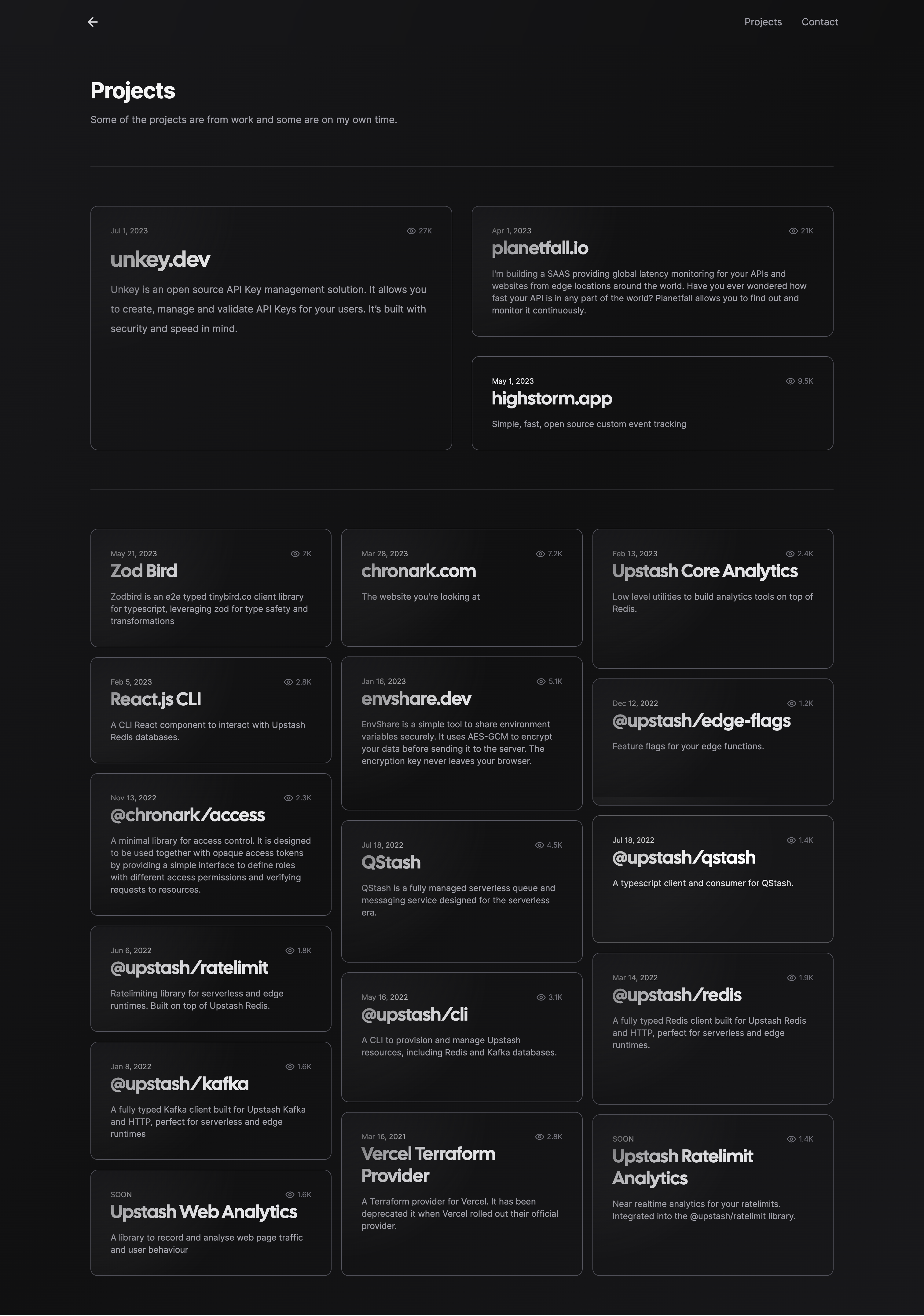 Chronark screenshot | ATemplate.com