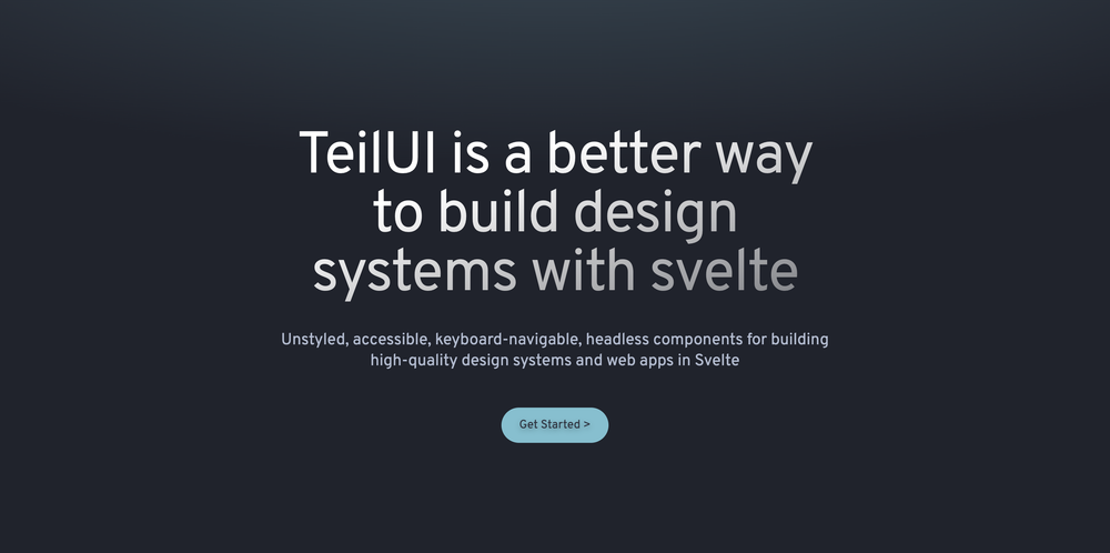 TeilUI screenshot | ATemplate.com