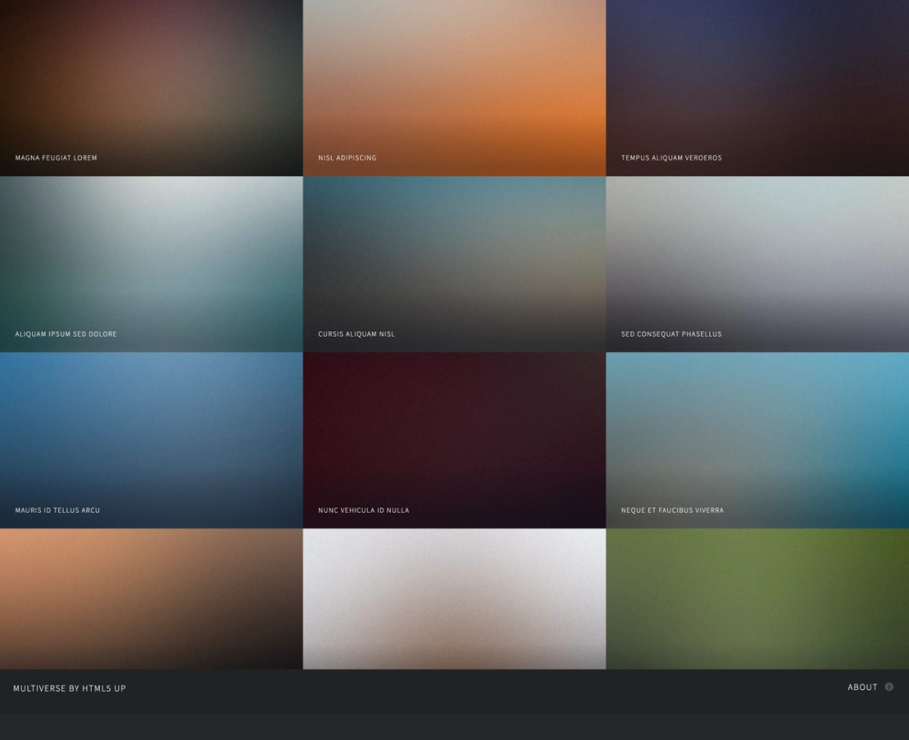  jekyll-multiverse-template screenshot | ATemplate.com