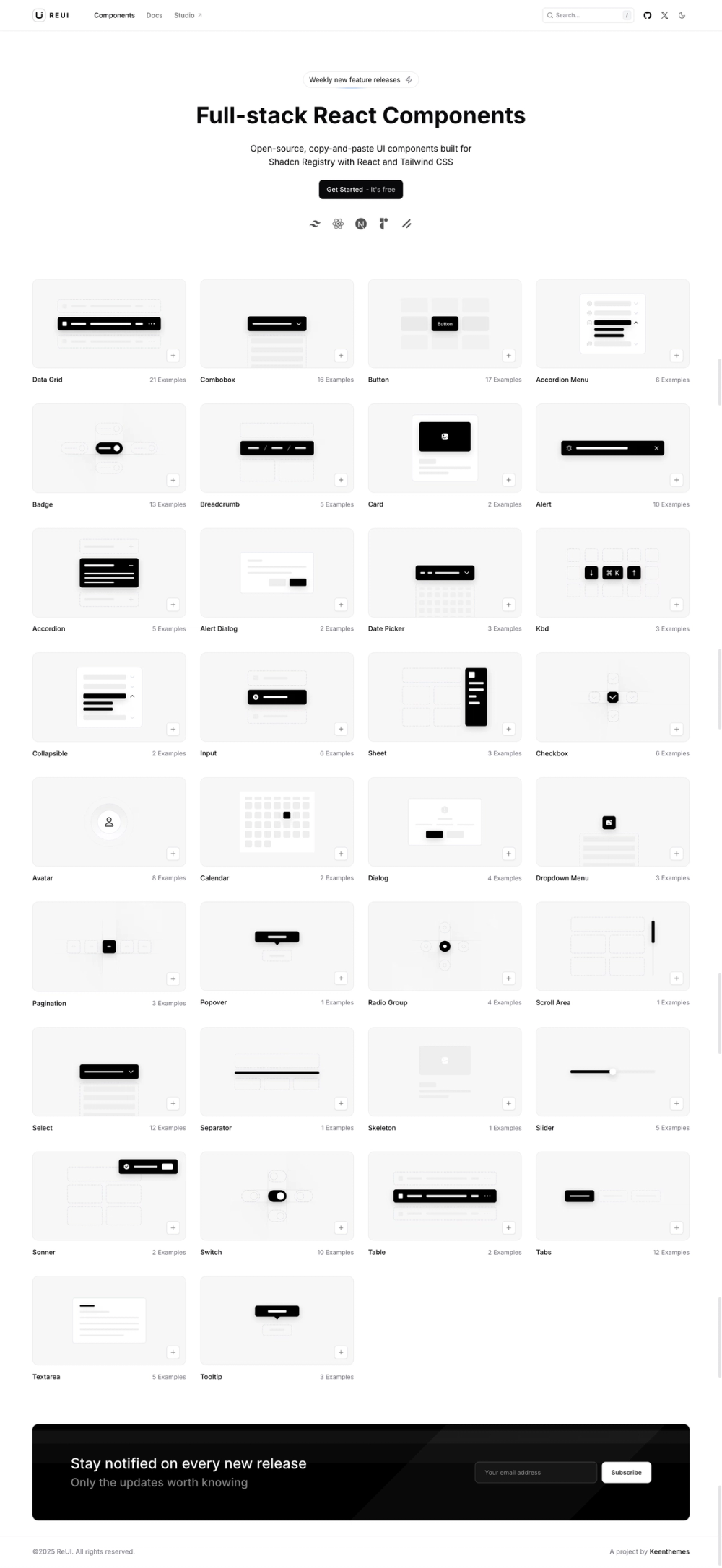 ReUI screenshot | ATemplate.com
