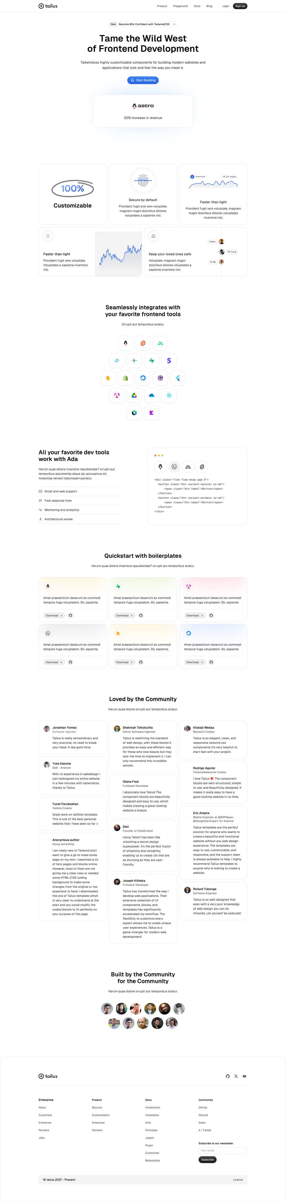 Ada screenshot | ATemplate.com