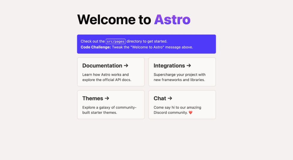 astro-strata screenshot | ATemplate.com