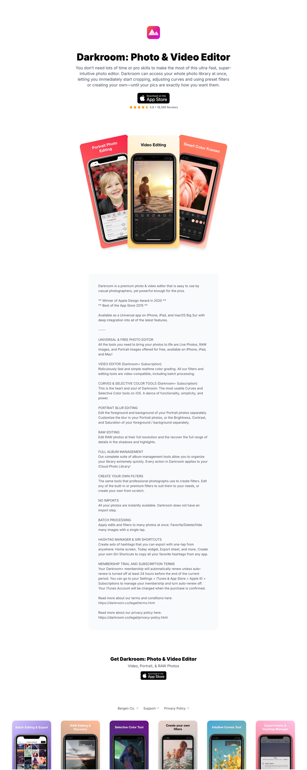 gatsby-theme-app-landing-page screenshot | ATemplate.com