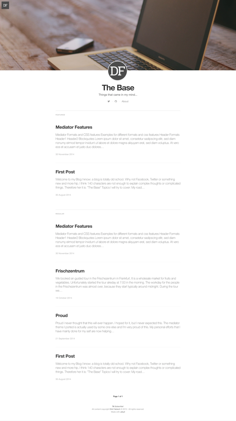 mediator screenshot | ATemplate.com