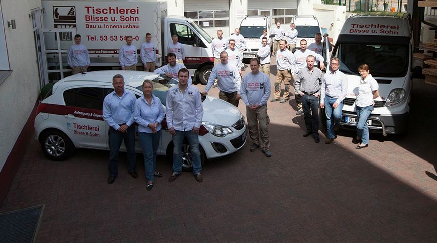 Team der Tischlerei Blisse und Sohn GmbH