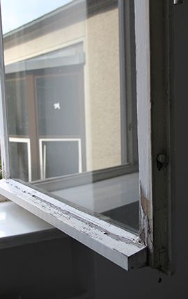 Detailansicht der Fensterinstandsetzung