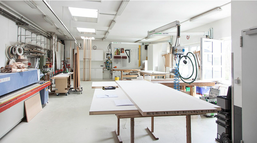 Werkstatt der Tischlerei Blisse und Sohn GmbH