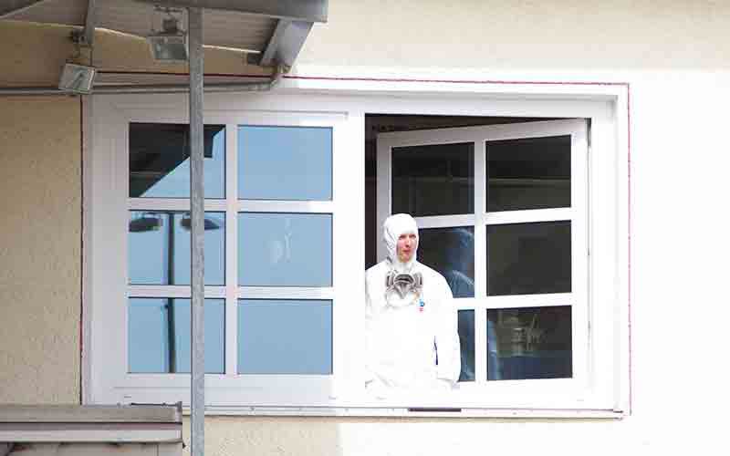 Lackierte Möbeloberfläche