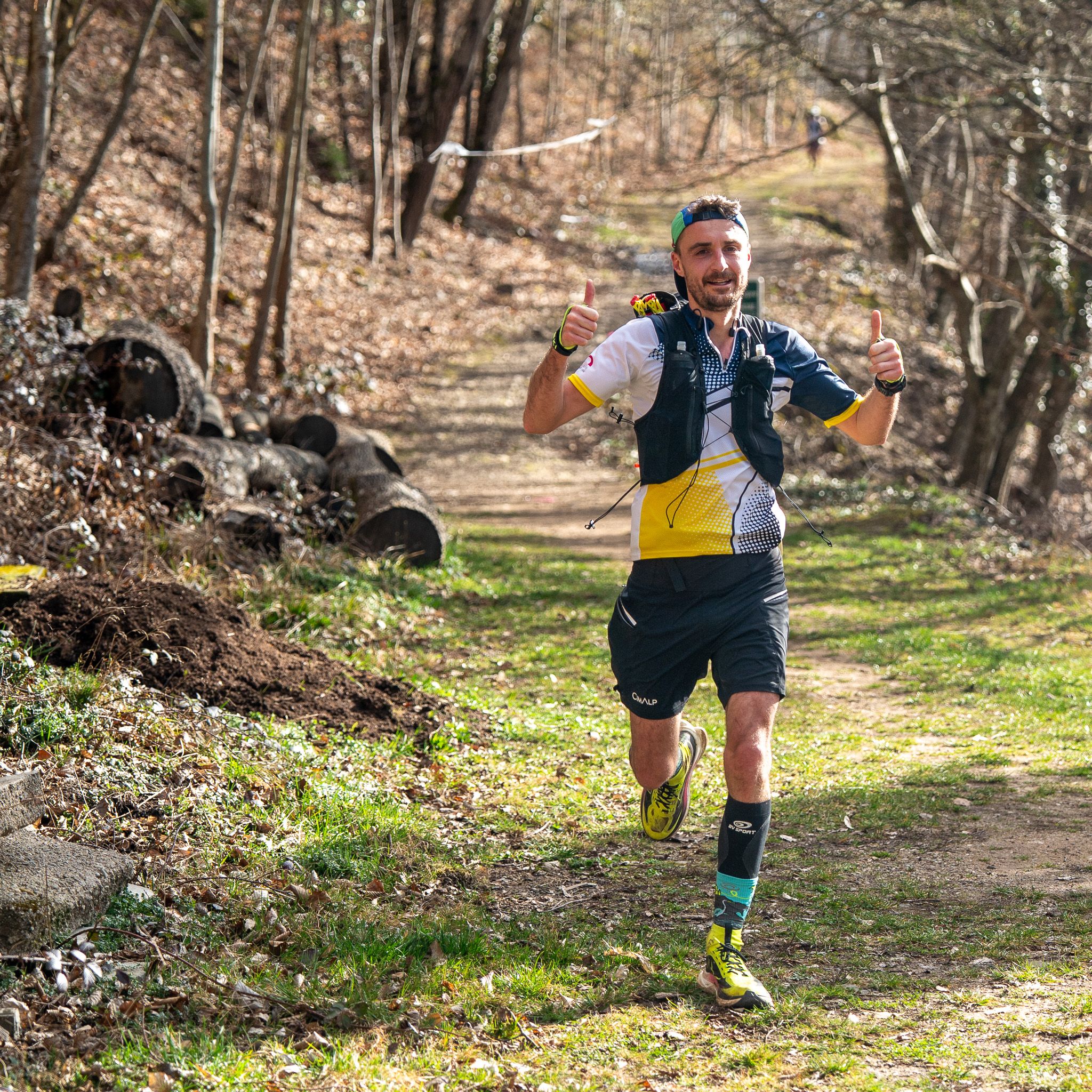 Jean Burgy au 30ème km - 69e et vice champion du Haut Rhin cat M0