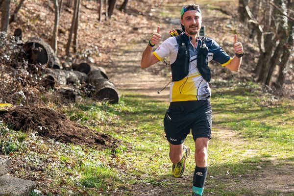 Jean Burgy au 30ème km - 69e et vice champion du Haut Rhin cat M0