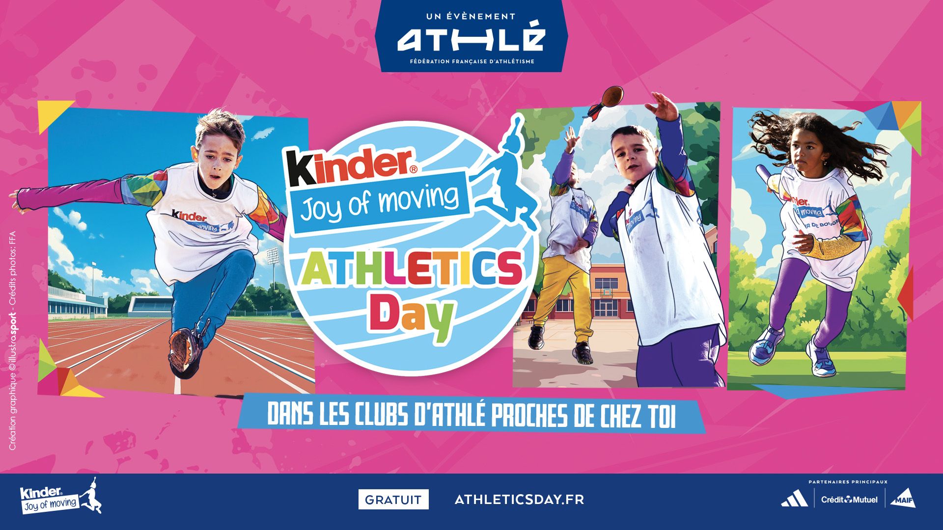 Kinder Joy of Moving Athletics Day : venez découvrir l’athlétisme !