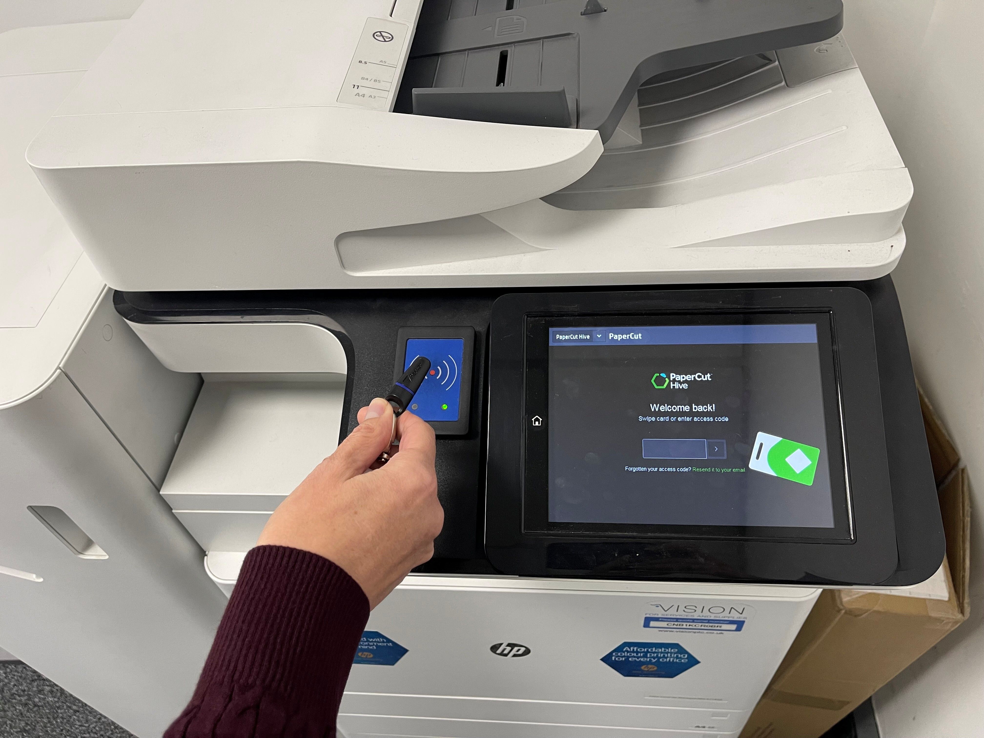Authenticate to Print. Never Leave Documents Behind.