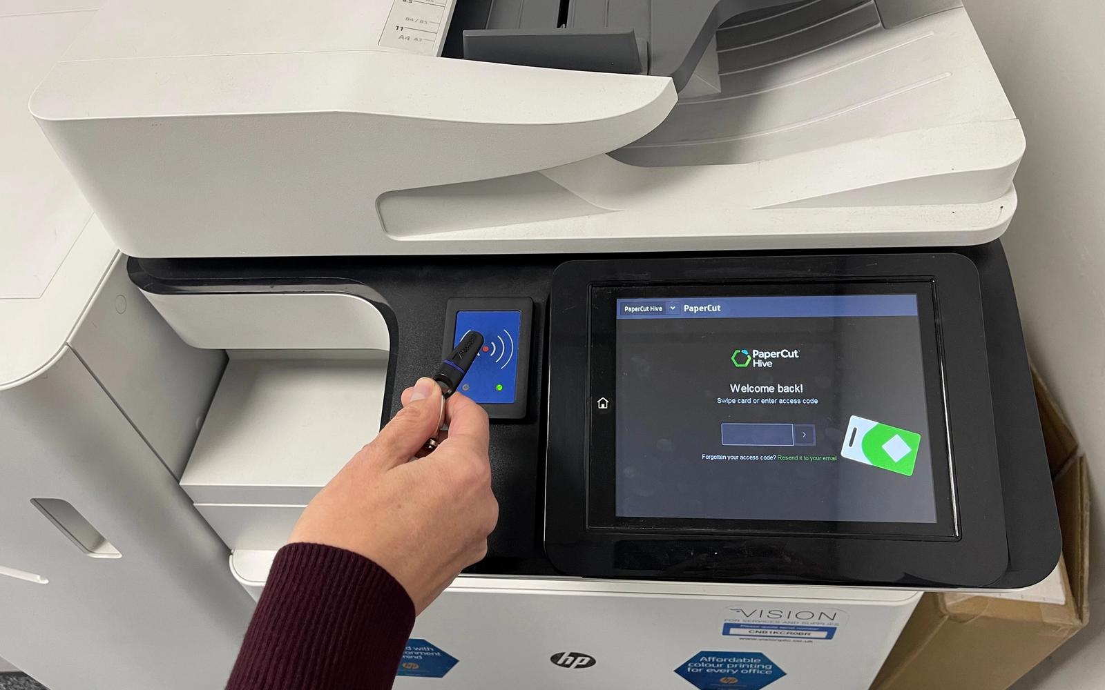 Authenticate to Print. Never Leave Documents Behind.