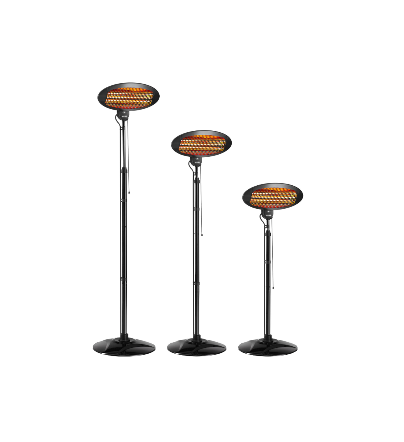 Lampe chauffante infrarouge sur pied