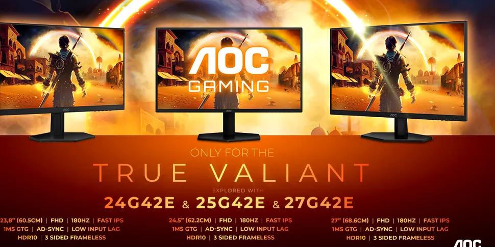 AOC GAMING G42 – Gaming la 180 Hz la prețuri accesibile