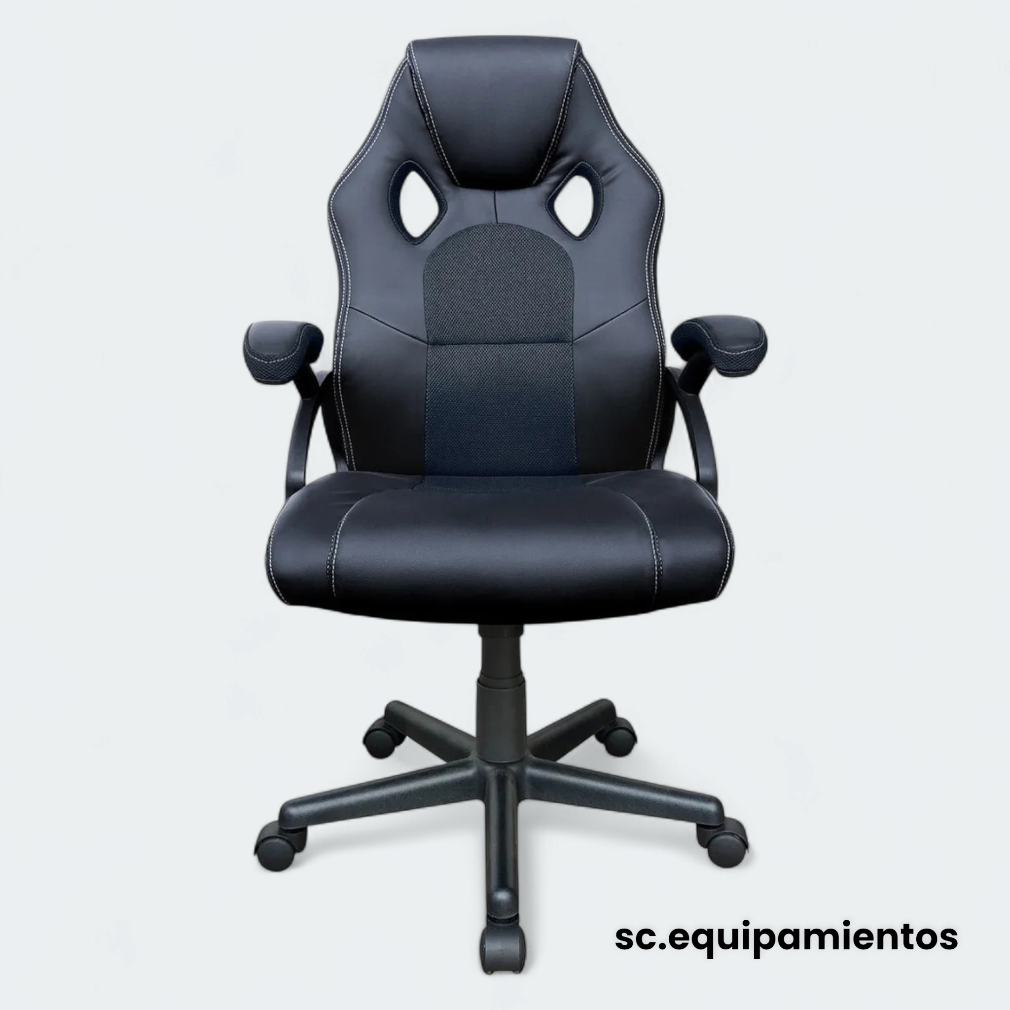 Silla Gamer Negra Mid