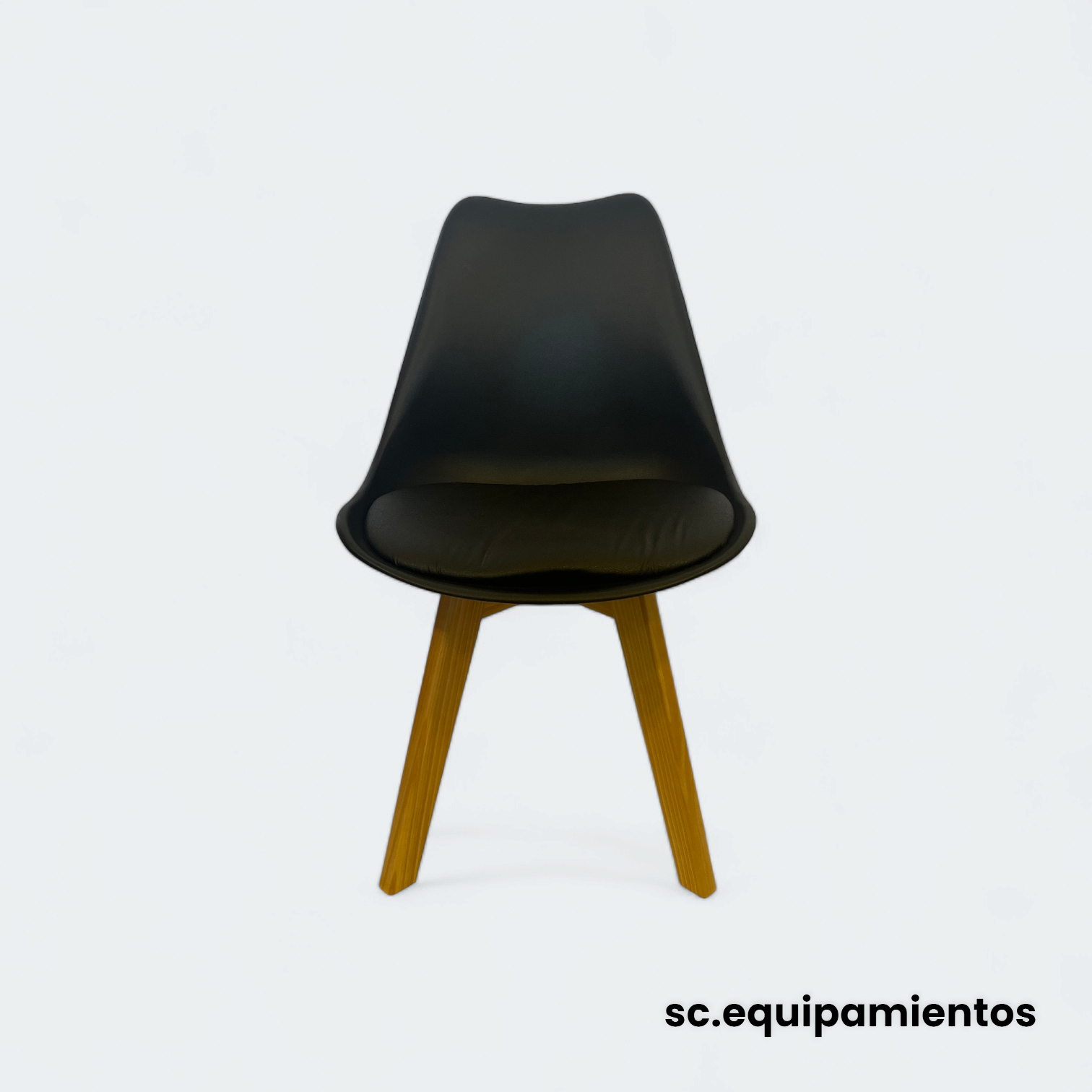 Silla Tulip Negra x4 Unidades
