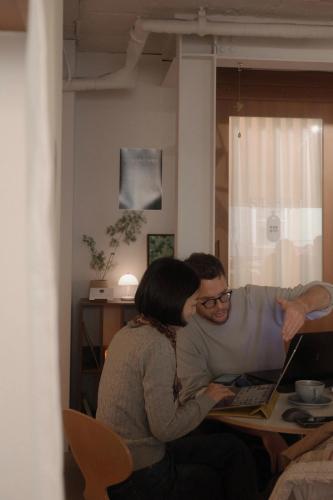 Hyerim and Stefan in Seoul, South Korea