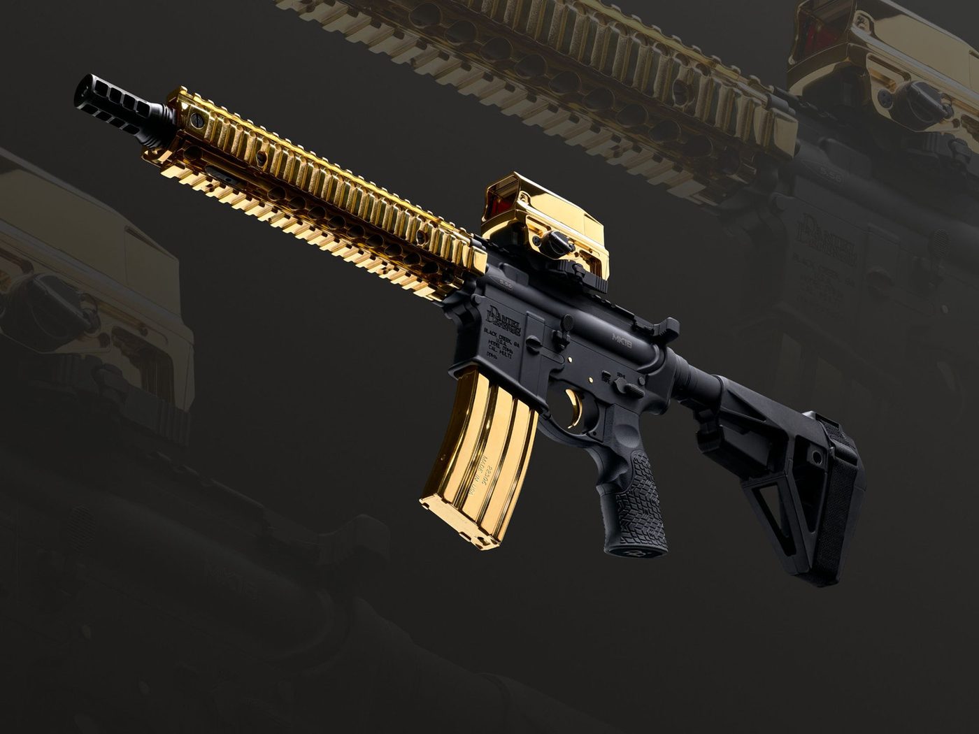 Daniel Defense MK18 Gold 5.56 NATO