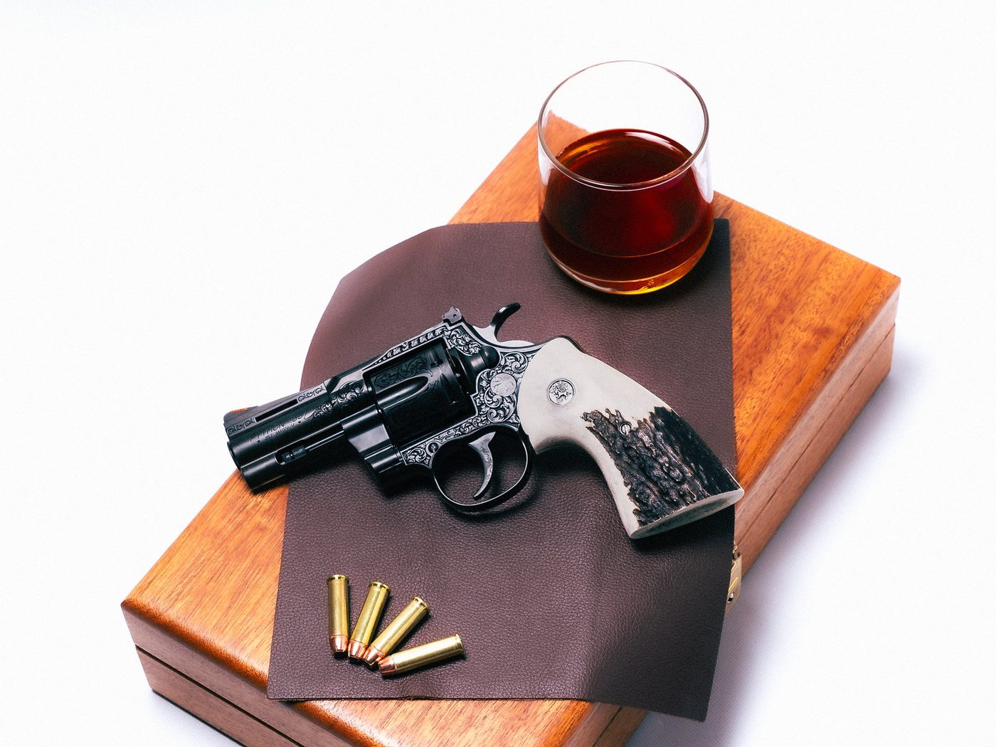 Colt Python Black Stag 357 Magnum