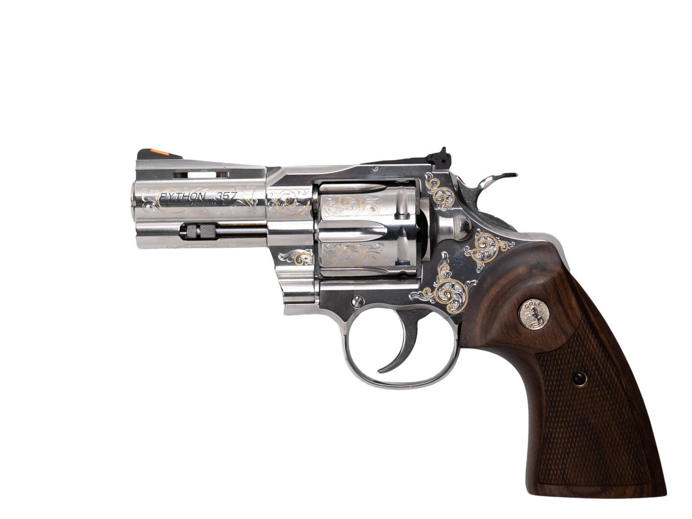 Colt Python Western Gold Rope 357 Magnum