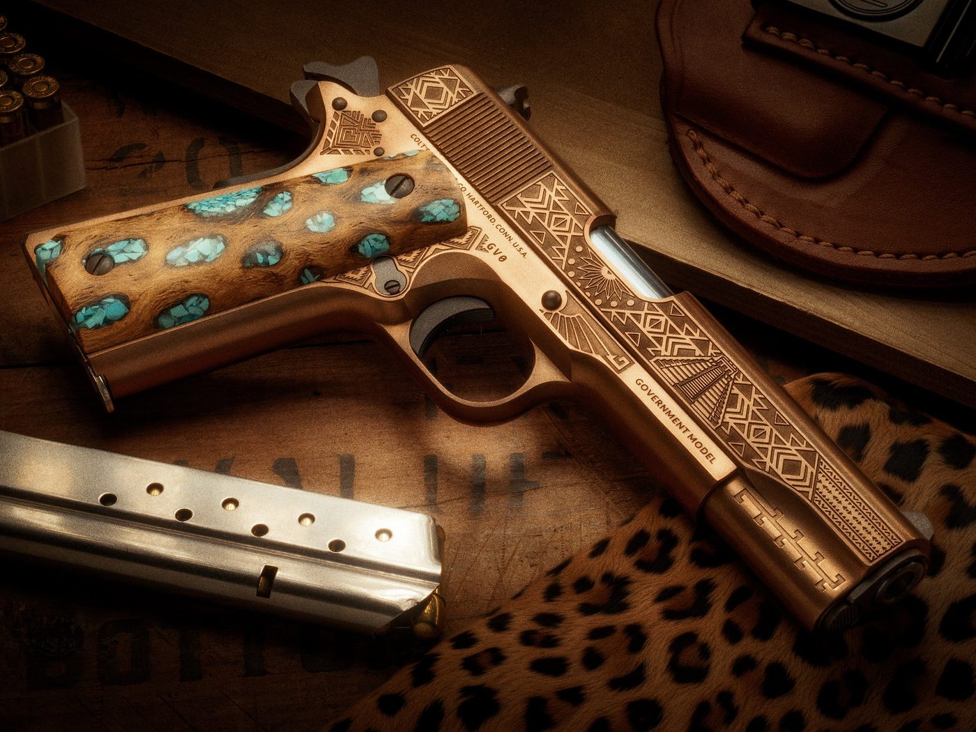 Colt 1911 Aztec .38 Super