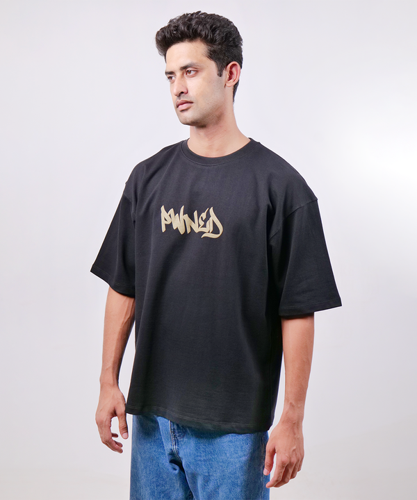 Rodeo Oversized Tee — Black