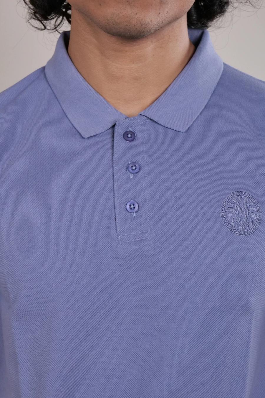 Lion Crest Polo — Periwinkle Blue, photo 3