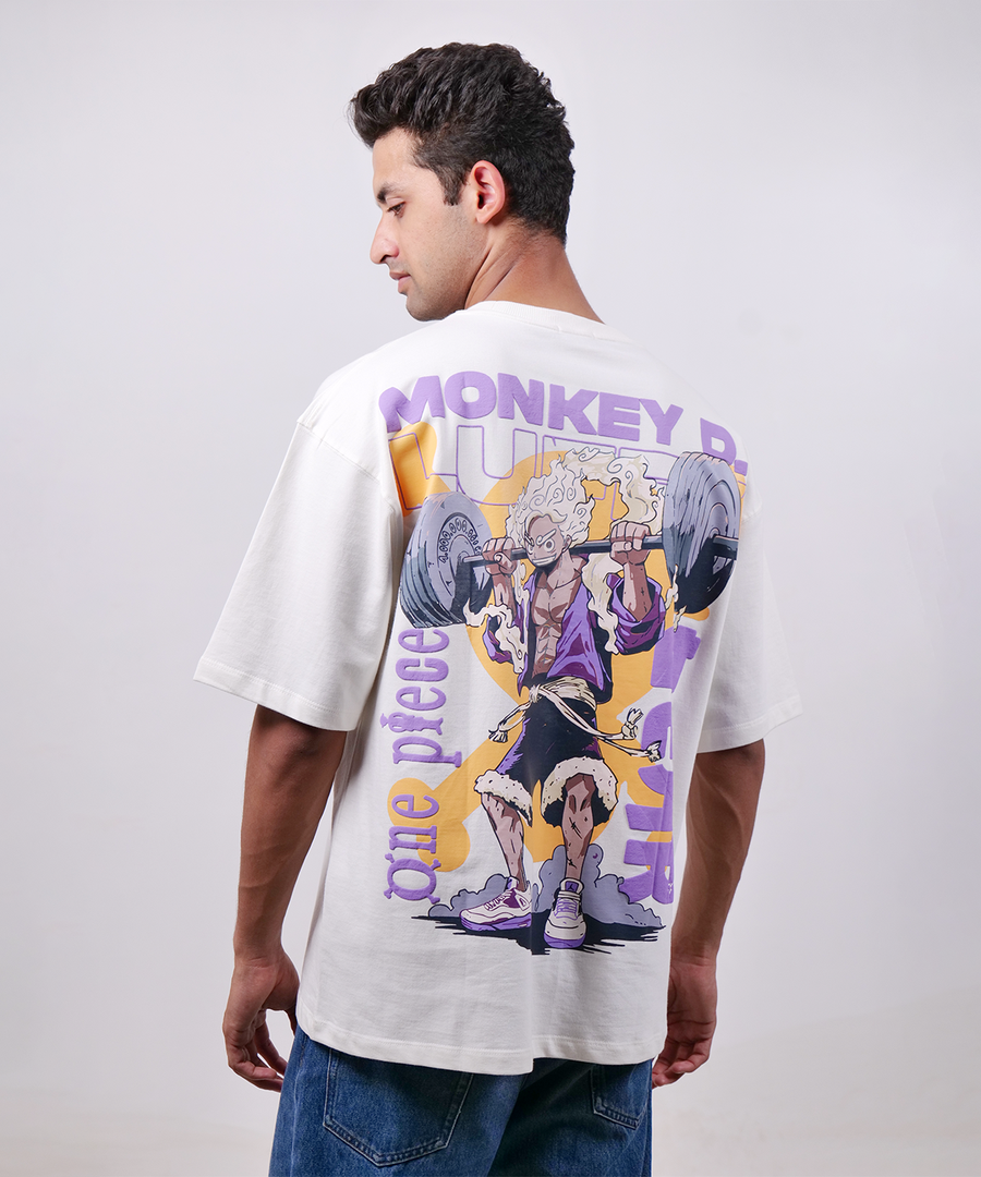 Heavy Lift Oversized Tee — White, photo 2