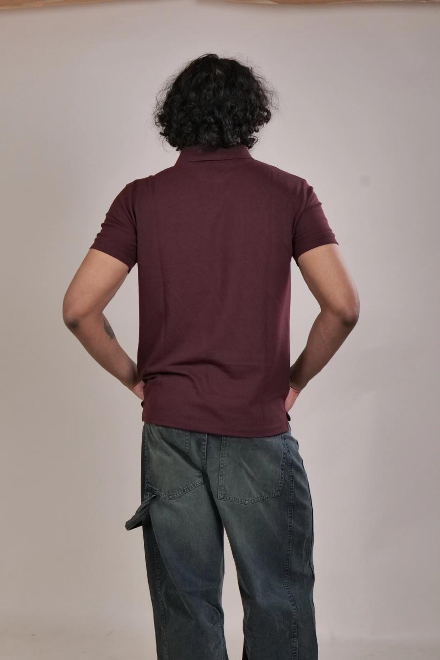 Lion Crest Polo — Maroon, photo 3