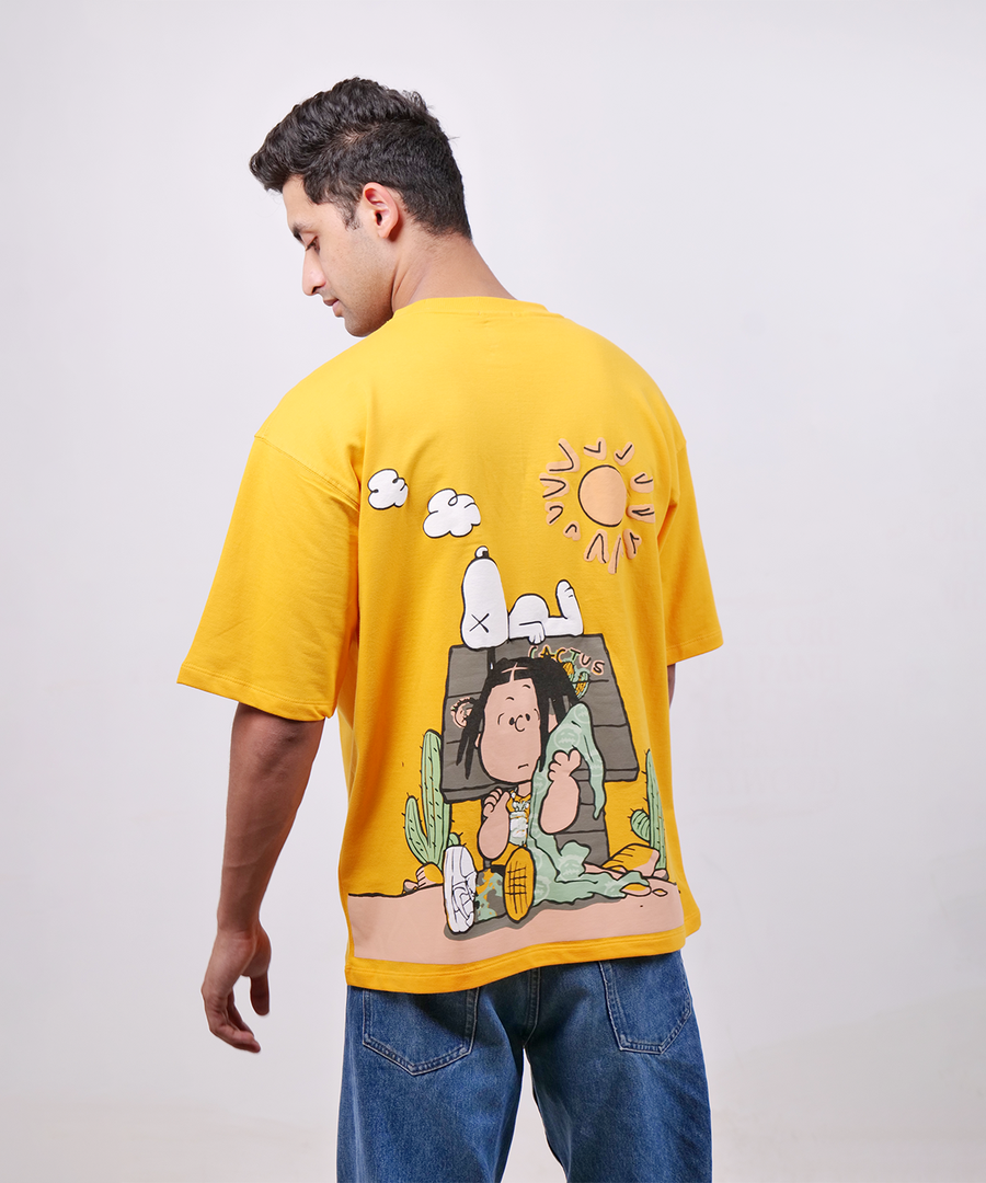 Desert Nap Oversized Tee — Mustard, photo 2