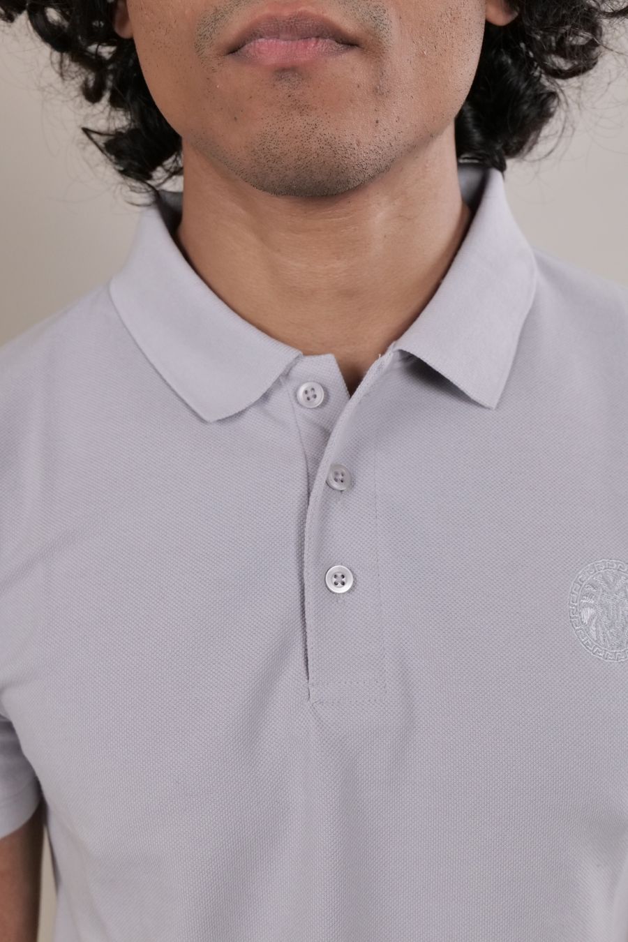 Lion Crest Polo — Ash Grey, photo 3