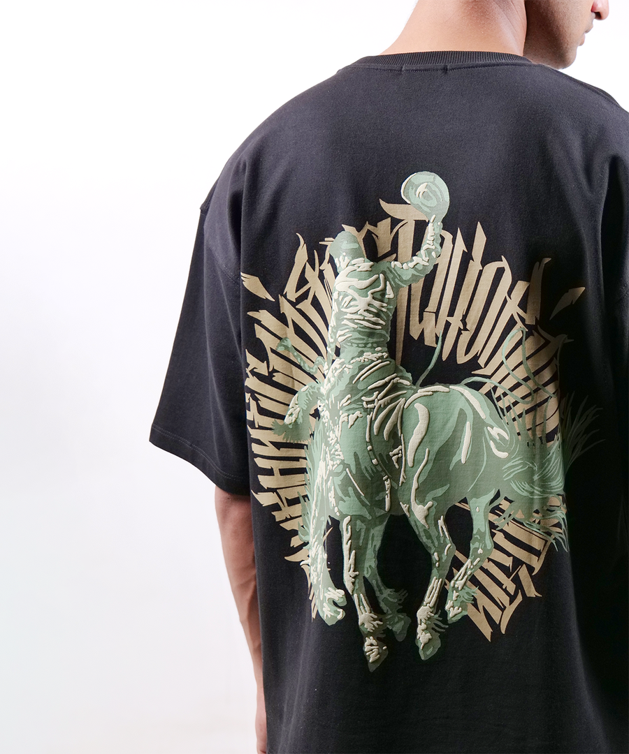 Rodeo Oversized Tee — Black, photo 3