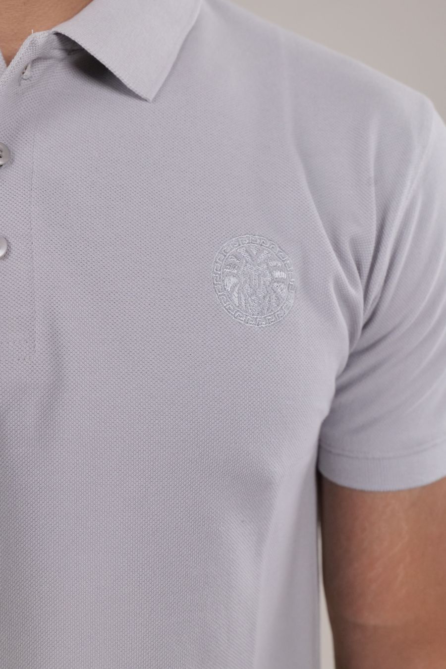 Lion Crest Polo — Ash Grey, photo 4
